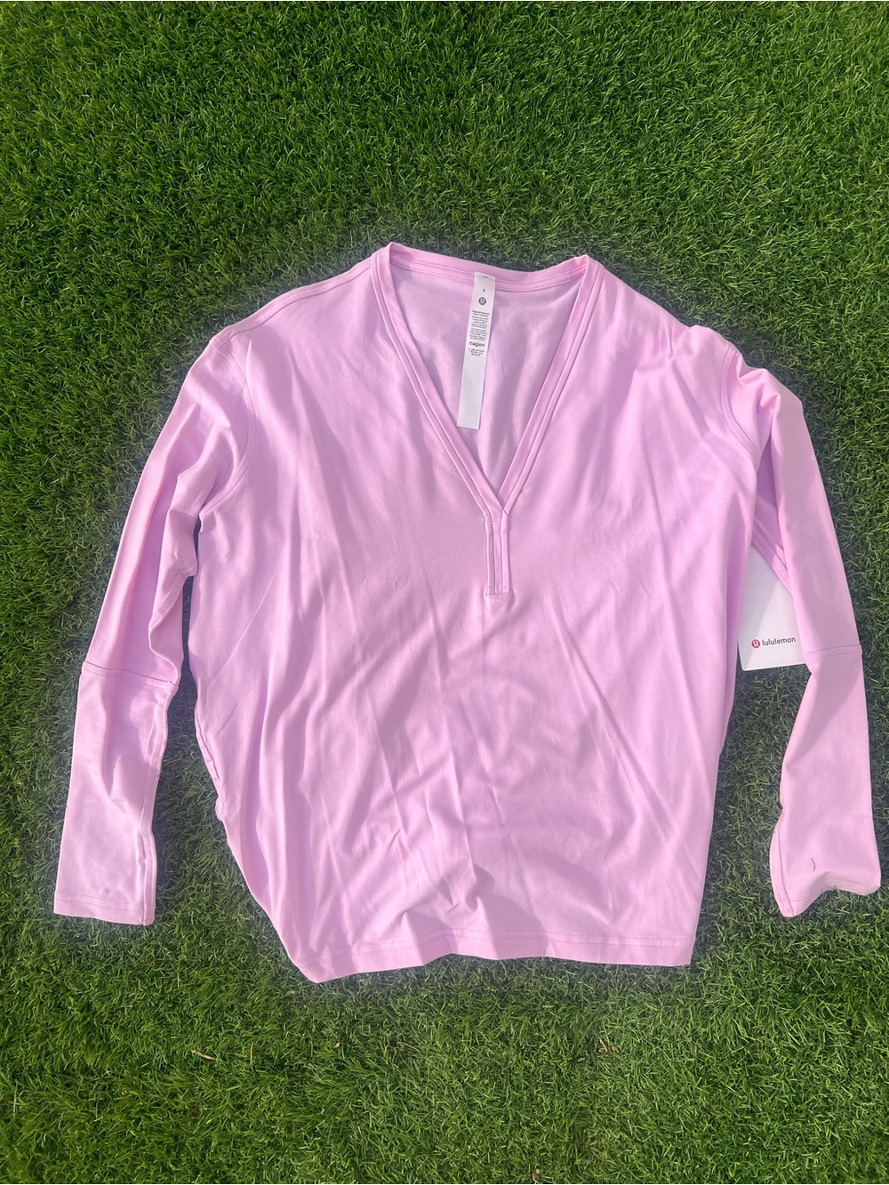 Lululemon Back in Action Long Sleeve V-Neck
